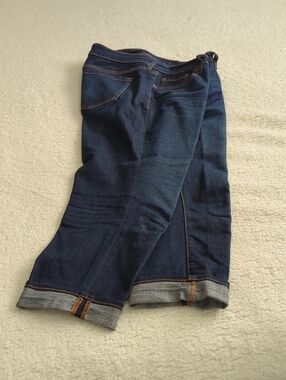 Old Navy Dark Indigo Cropped Jeans